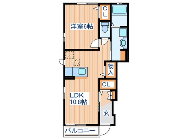 グランクードⅡの物件間取画像